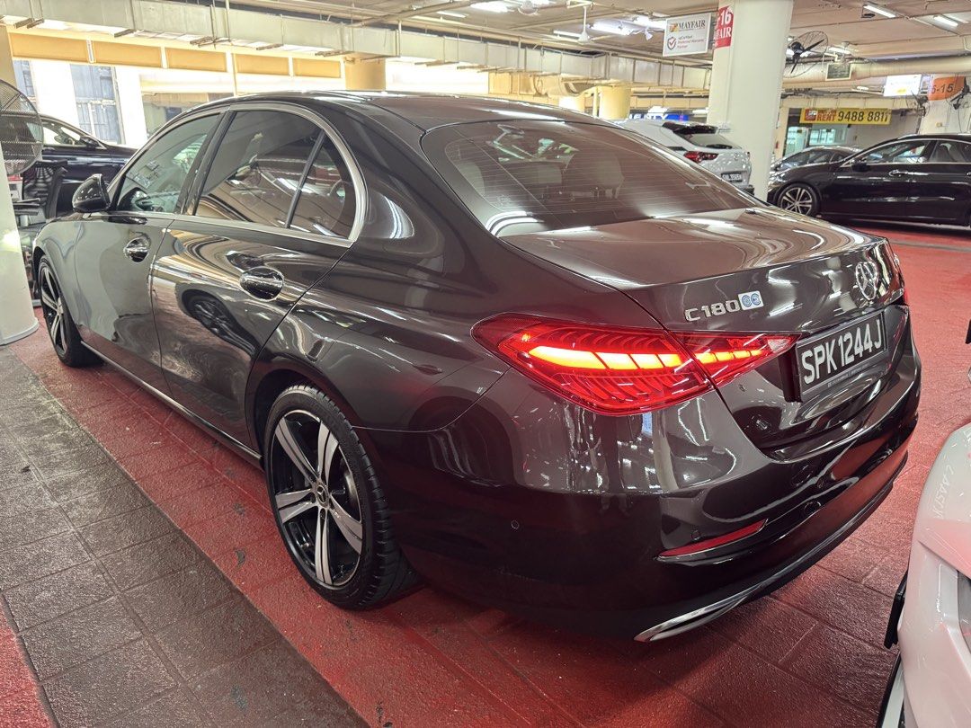 Mercedes-Benz C-Class Saloon Mild Hybrid C180 Avantgarde (A) (Category: Used Cars) located in Singapore. Submitted by motoringmayfair (Listing ID 1459113512, Image 2). Description: C&C unit. 100% accident-free. Pristine condition. New facelift model. Flexible loan and trade-in options available. Contact Wong at 9853six3six9 to enquire. .