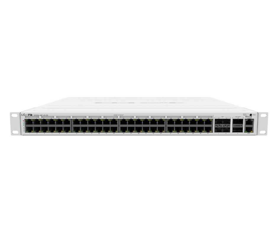 MIKROTIK CRS354-48G-4S+2Q+RM (Category: Office & Business Technology) located in Caloocan City. Submitted by wildowl.a9e81b (Listing ID 1459160814, Image 1). Description: MIKROTIK CRS354-48G-4S+2Q+RM Price: ₱45,400.00 each | VAT Inc. Availability: Available – Limited Stocks Short Specs: • 48× Gigabit Ethernet Ports • 4× 10G SFP+ Ports • 2× 40G QSFP+ Ports • Rackmount Design • Layer 3 Managed Switch • RouterOS / SwOS Prices are subject to change w