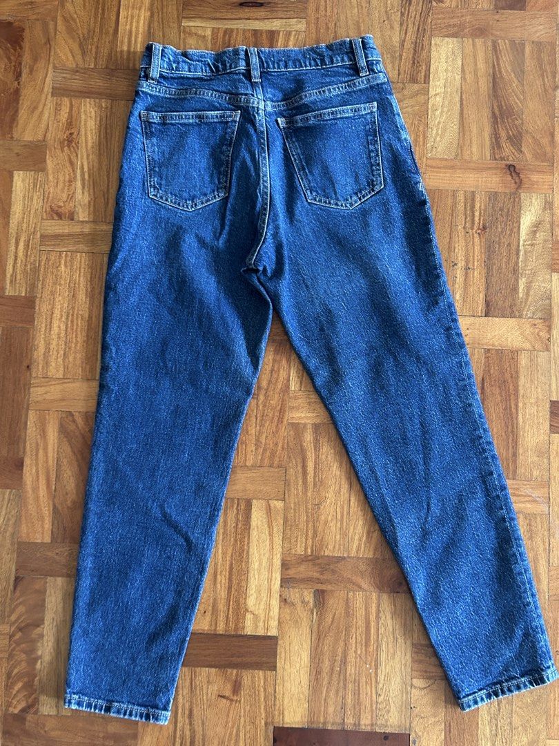 MNG NEW MOM Jeans - Blue Denim (Category: Jeans) located in Makati City. Submitted by kt1030 (Listing ID 1459160232, Image 2). Description: - Brand: MNG - Style: 'New Mom' Jeans - Fit: High waist, straight leg - Closure: Button fly - Origin: Made in Pakistan - Color: Classic Blue Denim - Versatile staple piece for any wardrobe.