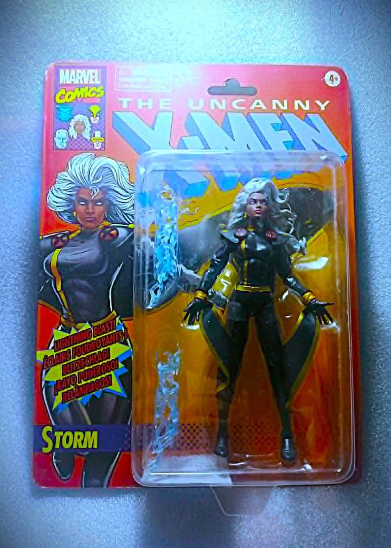 MOC The Uncanny STORM Legends Class Hasbro Xmen Marvel (Category: Figurines & Statues) located in Pasay City. Submitted by Chariselyn (Listing ID 1459167139, Image 1). Description: MOC The Uncanny STORM (3,000+sf) Legends Class Hasbro Xmen Marvel Series: Marvel Legends X-Men Retro Collection (Black Suit), 2019 Scale: 6 inches Stock: 1 Box Condition: 10/10 Issues: 0 Accessories: complete Mode of Payment: GCash or through your rider Shipping option