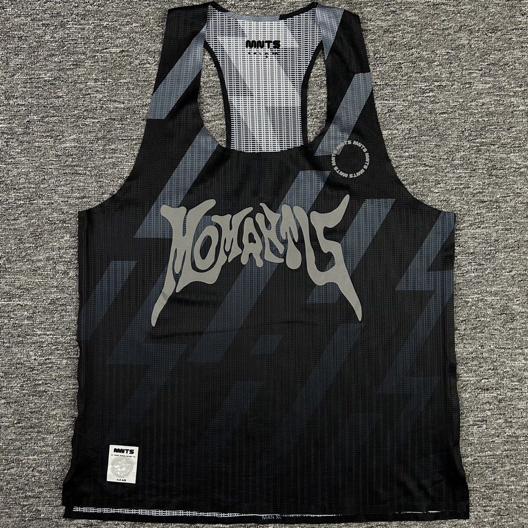 Momantis Running - MNTS - Graphic Running Singlet (Category: Activewear) located in Manila. Submitted by not4every1 (Listing ID 1459222396, Image 1). Description: Momantis Running - MNTS - Graphic Running Singlet Size: XL Condition: Excellent Flaws: NA Measurements: Width: 19.75 Length: 27.25 Price: 1,499 Buy at your own risk. Color may vary due to lighting. Measurements are taken on a flat surface. Manage your expectations. .