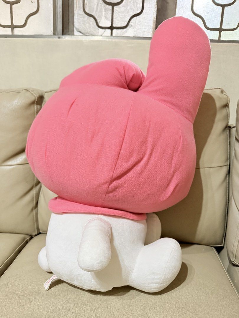 My Melody Sanrio Plush Toy (Category: Plushies & Soft Toys) located in Manila. Submitted by hellokittyjhoe (Listing ID 1459211109, Image 2). Description: - Adorable My Melody plush toy - Classic pink and white design - Approximately [insert approximate height here] in size - Super soft and huggable material - Ideal for Sanrio character enthusiasts - Perfect for decorating your space or for cozy cuddles - A must-have addition to any collection.