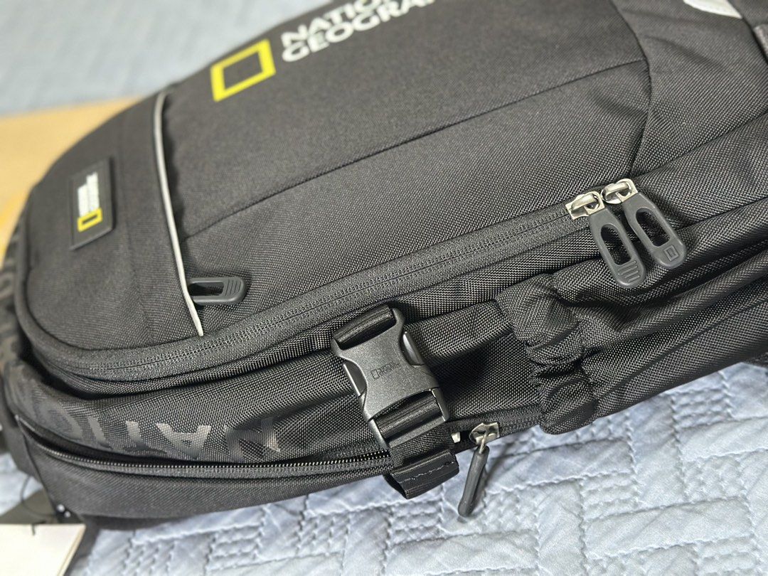 National Geographic Kids Black Backpack (Category: Backpacks) located in Manila. Submitted by ericayoo (Listing ID 1459178348, Image 2). Description: - Brand new National Geographic backpack - Color: Black - Multiple compartments and zippers for organization - Adjustable straps for a comfortable fit - Durable material for long-lasting use - Ideal for school, daily commute, or travel - Comes with original tags and paper bag.