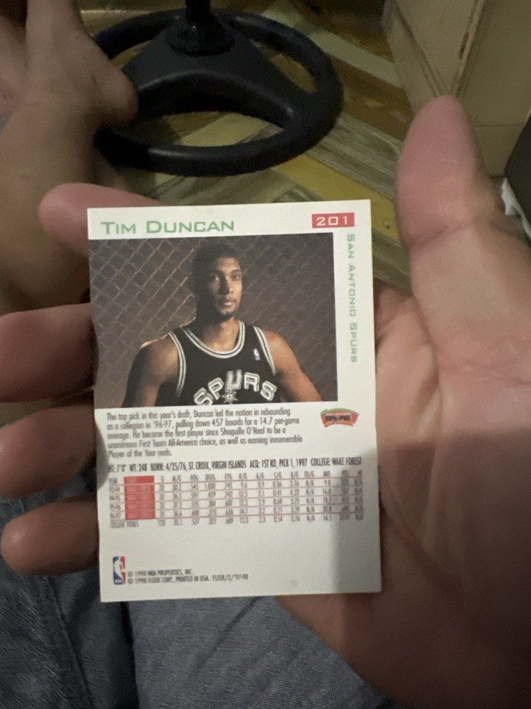 NBA CARD Tim Duncan 1997 Fleer Rookie (Category: Raw Singles) located in Subic. Submitted by lorenzo100488 (Listing ID 1459205172, Image 2). Description: .