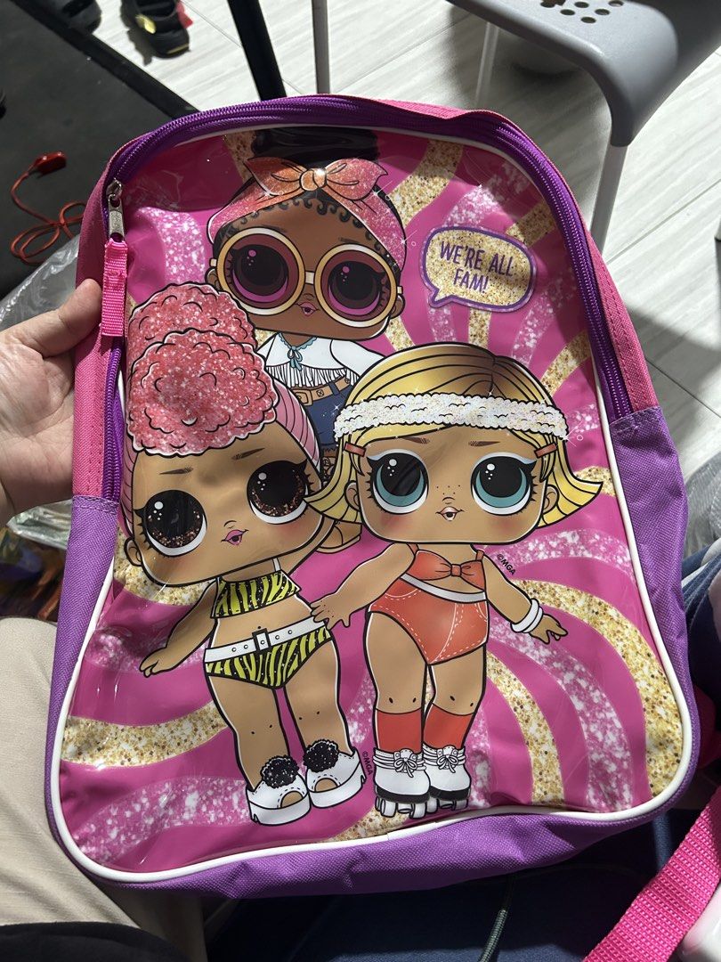New LOL girls backpack (Category: Backpacks) located in Paranaque City. Submitted by allthatclutterph (Listing ID 1459178855, Image 1). Description: Brand new from US Outgrown.