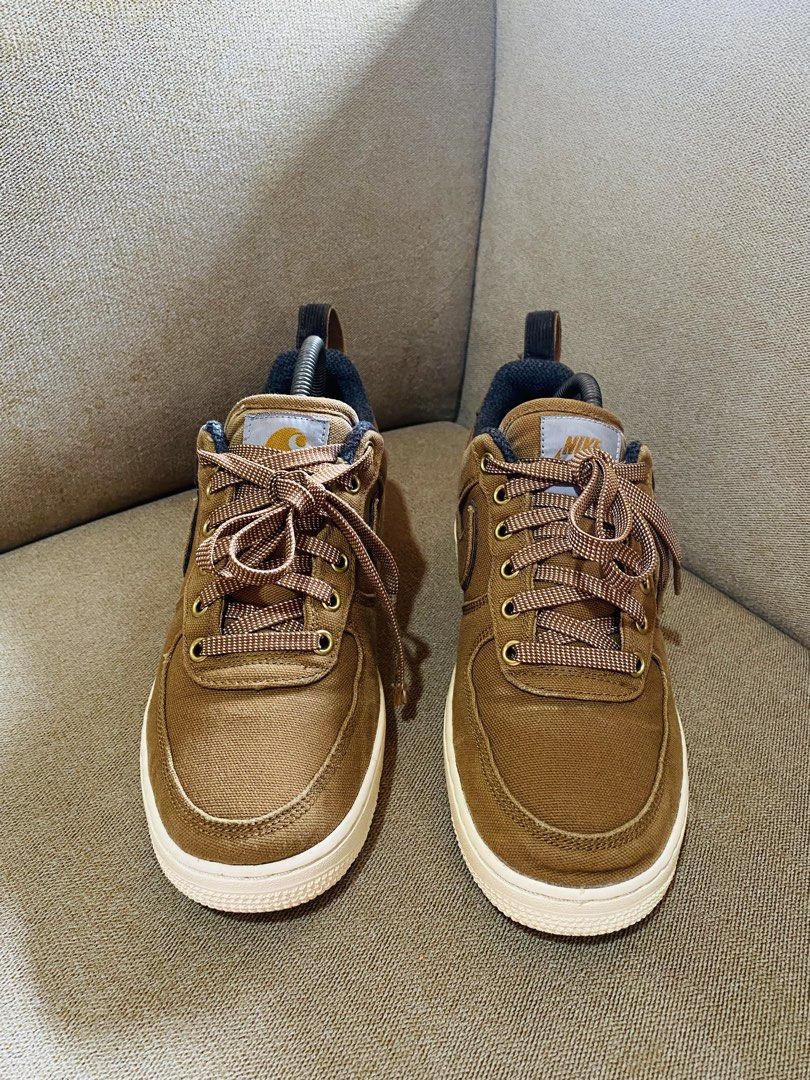 NIKE AF1 x CARHARTT WIP (Category: Sneakers) located in Bayugan. Submitted by reymarcastro56 (Listing ID 1459253873, Image 1). Description: NIKE AF1 x CARHARTT WIP Size 7us 25cm Excellent condition Sign of usage Dm to purchase 📥 .