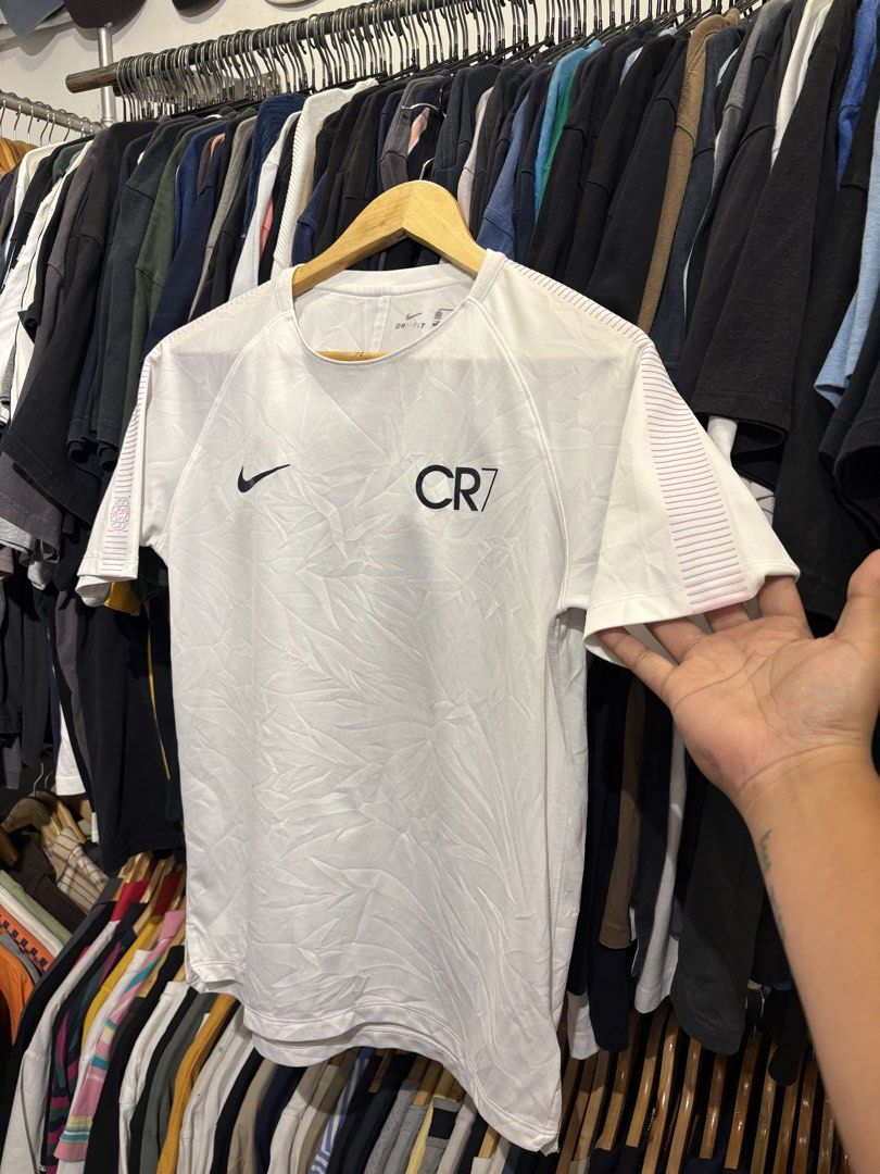 Nike CR7 Dry Squad Dri-fit tee (Category: Activewear) located in General Santos City (Dadiangas). Submitted by scrtshp (Listing ID 1459196320, Image 2). Description: 19x24.5 Size M actual no issue/In excellent condition washed & Ready to wear.