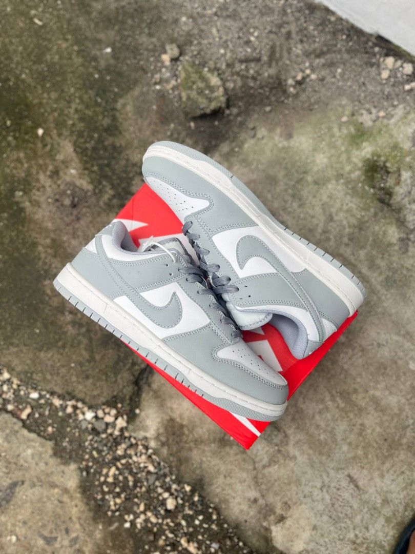 Nike SB Dunk Low Grey Fog (Category: Sneakers) located in Teresa. Submitted by seththrift.2005 (Listing ID 1459148985, Image 2). Description: - BRAND NEW TOPGRADE SHOES -Grey White Colorway - Low top silhouette - Classic, timeless design - Comes with Nike box - Ideal for everyday wear.