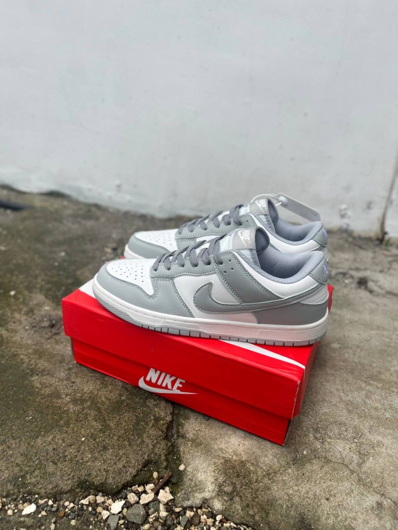 Nike SB Dunk Low Grey Fog (Category: Sneakers) located in Teresa. Submitted by seththrift.2005 (Listing ID 1459148985, Image 1). Description: - BRAND NEW TOPGRADE SHOES -Grey White Colorway - Low top silhouette - Classic, timeless design - Comes with Nike box - Ideal for everyday wear.