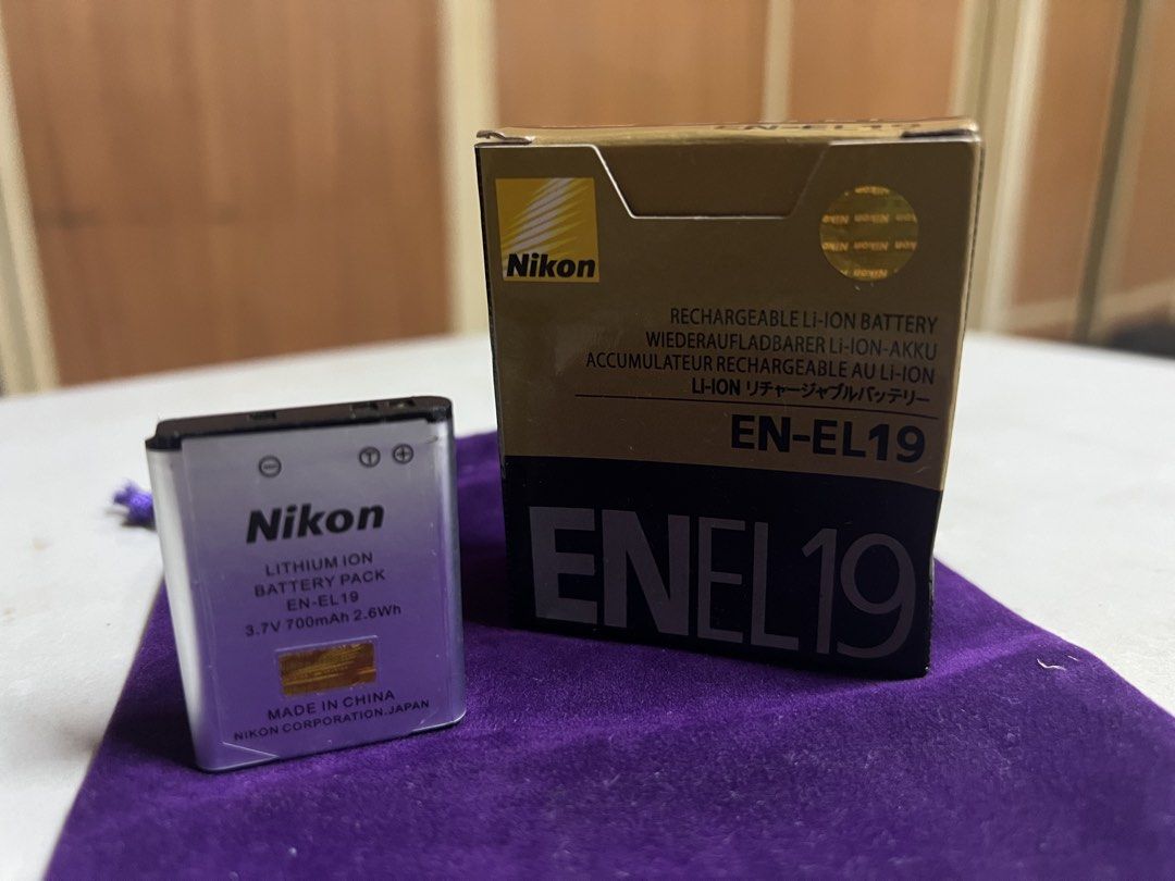NIKON EN-EL19 (Category: Batteries & Chargers) located in Manila. Submitted by dxnnx19 (Listing ID 1459212400, Image 1). Description: Brand New Battery (extra) Battery for Nikon Digicam.
