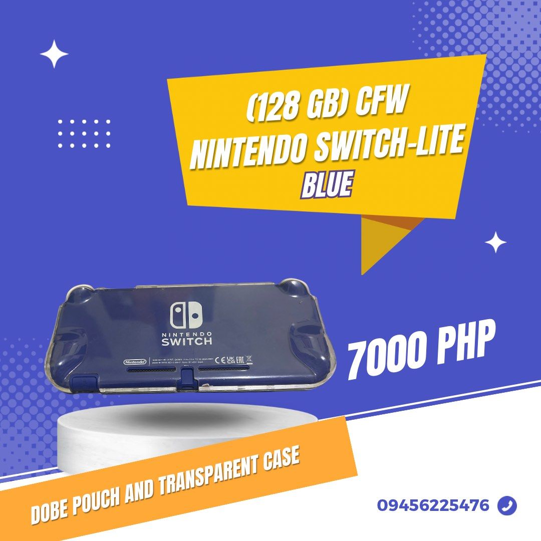 Nintendo Switch Lite 128gb Jailbreaked(Dual Boot) (Category: Nintendo) located in Pasay City. Submitted by thepurpleguy (Listing ID 1459264999, Image 3). Description: Jailbreaked (Dual Boot) 128gb storage Original Charger Transparent Case Pouch Screen Protectors installed Can install games of your choice Price is firm .