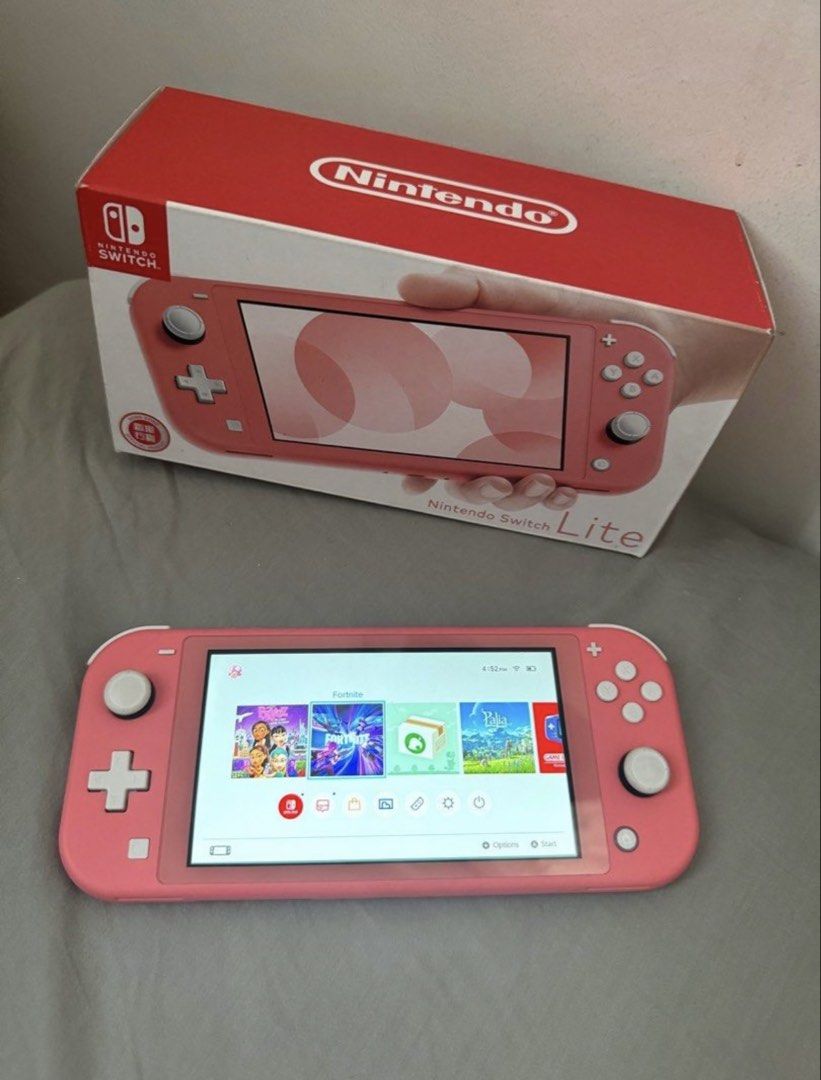 Nintendo Switch Lite (Category: Nintendo) located in Paranaque City. Submitted by shopizzag (Listing ID 1459246779, Image 3). Description: -used thrice -good as new -free bratz game -free protector and screen protector -comes with charger.