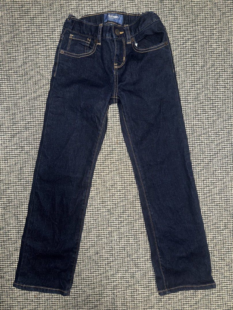 Old Navy Dark Blue Jeans Kids (Category: Babies & Kids Fashion) located in Quezon City. Submitted by coolmomma (Listing ID 1459268800, Image 2). Description: Good condition Never Worn but washed length- 30 in..