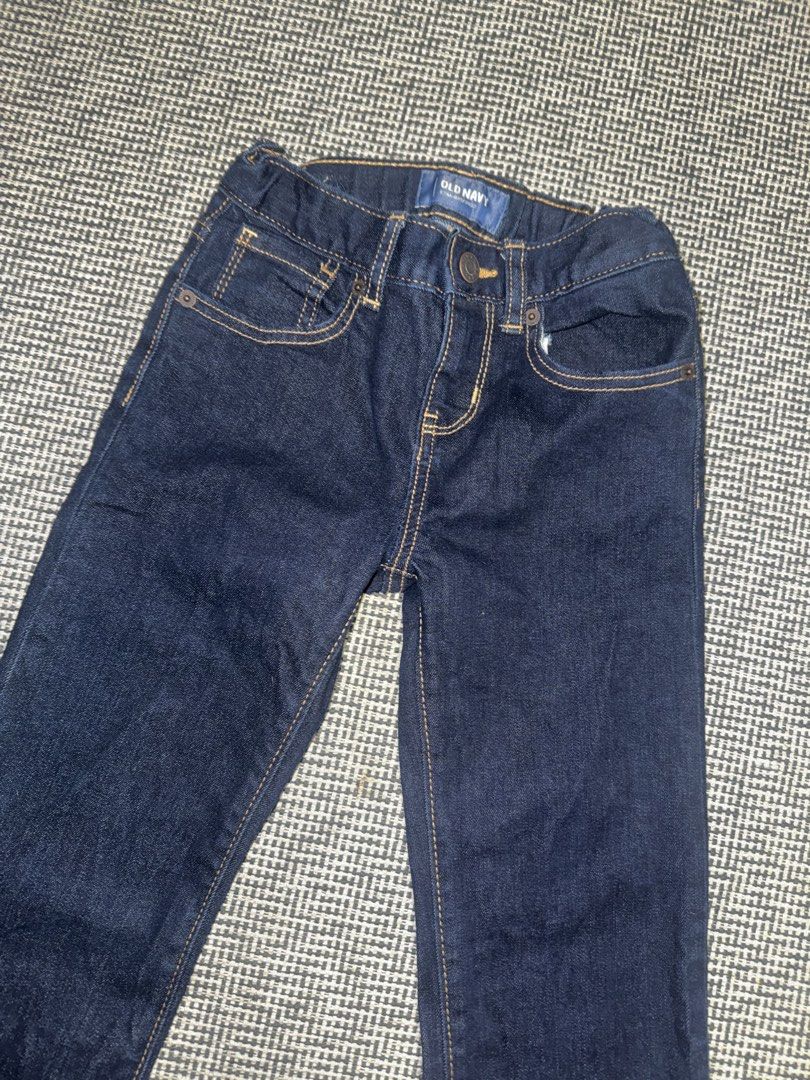 Old Navy Dark Blue Jeans Kids (Category: Babies & Kids Fashion) located in Quezon City. Submitted by coolmomma (Listing ID 1459268800, Image 1). Description: Good condition Never Worn but washed length- 30 in..