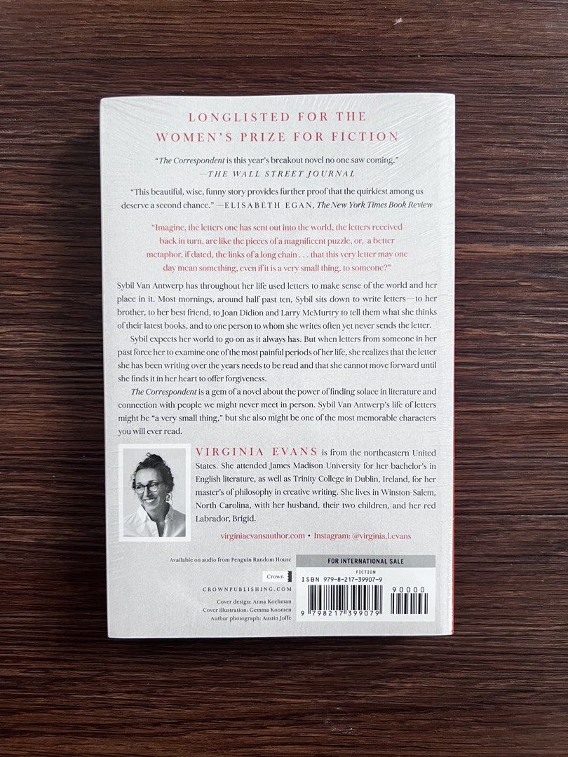(Original Copy) SEALED The Correspondent by Virginia Evans (Category: Storybooks) located in Makati City. Submitted by kbernalcloset (Listing ID 1459120182, Image 2). Description: .
