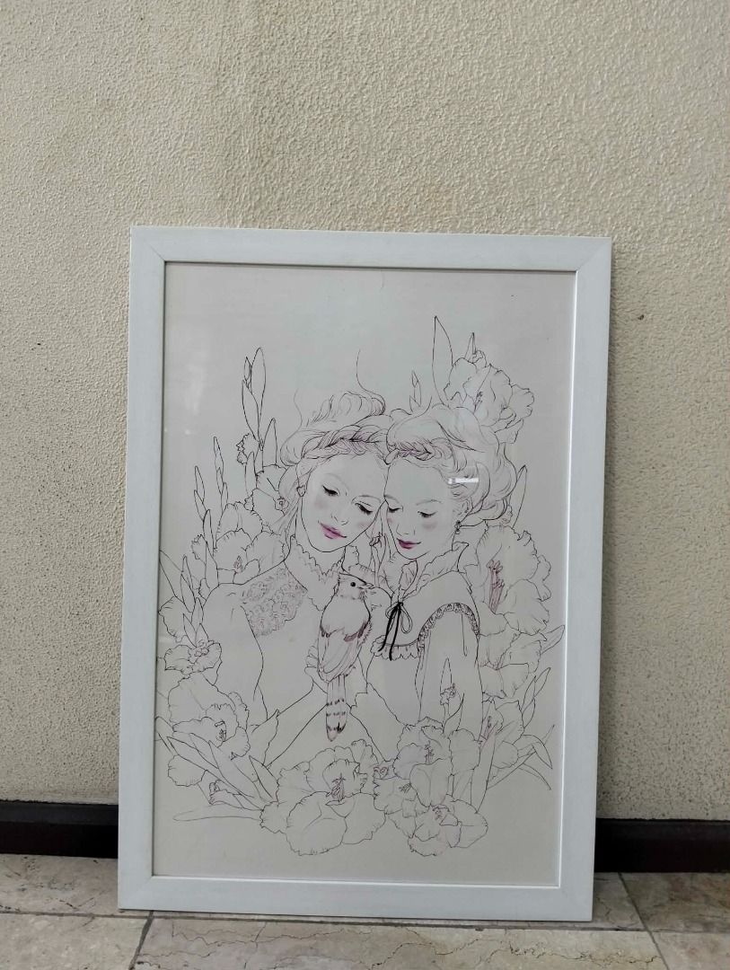 Original Painting: Two Sisters with Bird (Category: Art & Prints) located in Binan City. Submitted by croti_by_juliechi (Listing ID 1459161812, Image 2). Description: FOR SALE: Original Painting: Two Sisters with Bird Php1,500 PM for additional photo Location/Pick-up: BCPI (Best Chemicals & Plastics, Inc.) Gov. Drive, Brgy. Maduya, Carmona, Cavite Mon–Fri, 8AM–4PM (except sat-sun-holiday) https://share.google/0cKZAqs30x1qJmBOr Delivery: Lalamove 