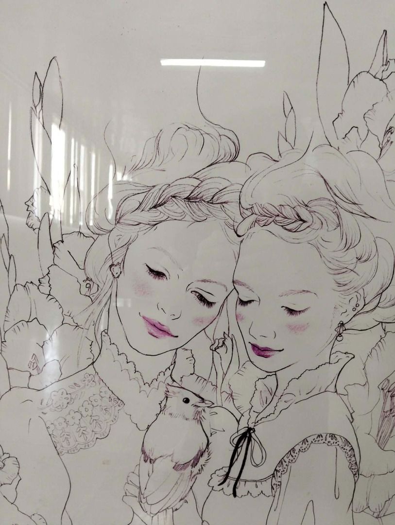 Original Painting: Two Sisters with Bird (Category: Art & Prints) located in Binan City. Submitted by croti_by_juliechi (Listing ID 1459161812, Image 3). Description: FOR SALE: Original Painting: Two Sisters with Bird Php1,500 PM for additional photo Location/Pick-up: BCPI (Best Chemicals & Plastics, Inc.) Gov. Drive, Brgy. Maduya, Carmona, Cavite Mon–Fri, 8AM–4PM (except sat-sun-holiday) https://share.google/0cKZAqs30x1qJmBOr Delivery: Lalamove 