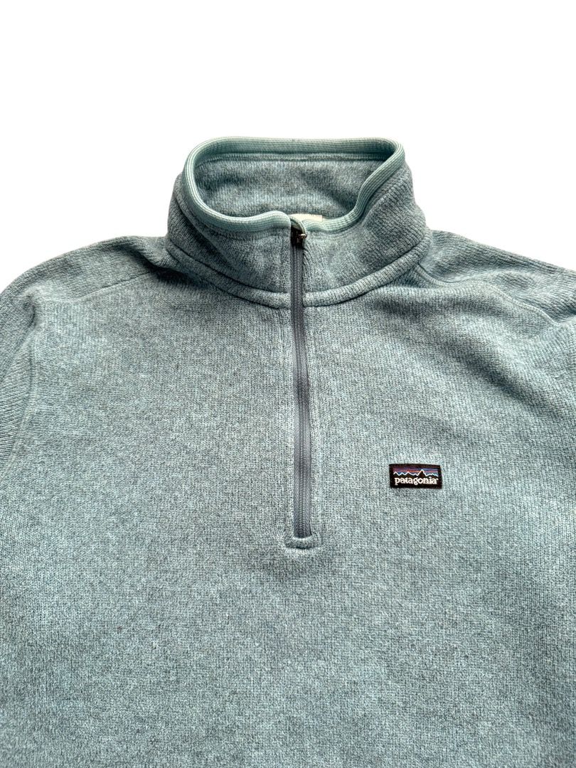 Patagonia Women's Fleece Pullover (Category: Coats, Jackets and Outerwear) located in Pasig City. Submitted by hoardwrld (Listing ID 1459110548, Image 2). Description: Width: 19 Length: 25 - Patagonia Quarter-Zip Fleece Pullover - Women's Size Medium - Heathered Teal Color - 100% Polyester - Ideal for layering or standalone wear.