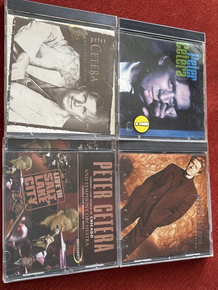 Peter Cetera (Category: CDs & DVDs) located in Singapore. Submitted by cd4sale (Listing ID 1459130821, Image 1). Description: CD Each at $12 Live in Salt lake city cd at $15.