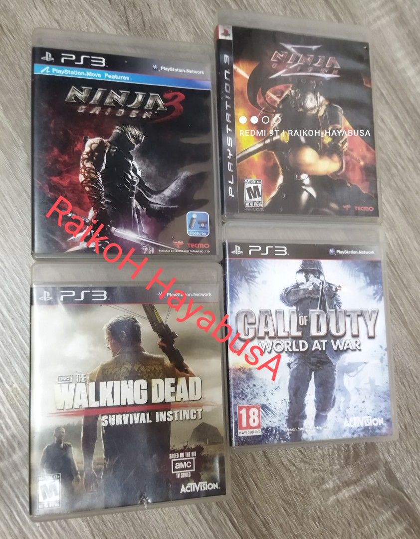 Playstation 3 Pre-Loved Games (Category: PlayStation) located in Dasmarinas. Submitted by nixx_hayabusa (Listing ID 1459259355, Image 3). Description: Playstation 3 "Pre-Loved" Games Game Titles As Follows Warhawk "PSN Exclusive BUNDLE" 2,000 (Brand New & SEALED W/ FREE Jabra Headset) God Of War III 450 (SOLD) Final Fantasy XIII-2 400 Kingdom Hearts -HD1.5 REMIX- 400 (SOLD) Ninja Gaiden Sigma 350 (SOLD) Ninja Gaiden 3 350 Call Of Duty World At Wa