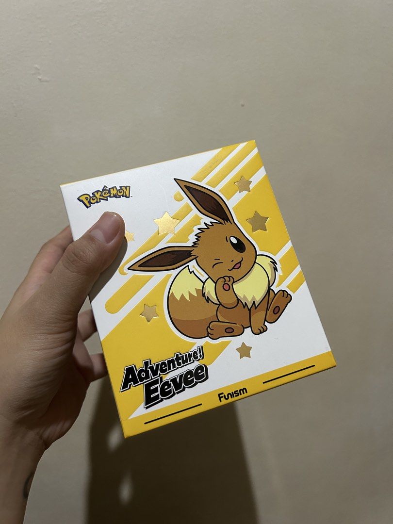 Pokemon Adventure Eevee Figure FuNism (Category: Figurines & Statues) located in Manila. Submitted by noorcubesss (Listing ID 1459258443, Image 2). Description: - Authentic Adventure Eevee Series Figure - Includes Original Box, no card - Features a Detailed Scenic Base (Water & Plants) - Ideal for Pokemon Collectors & Fans - Adorable Eevee Illustration on Box Pokemon Funism Adventure Eevee Box included, no card 📍Paco, Manila Lalamove or pick up 
