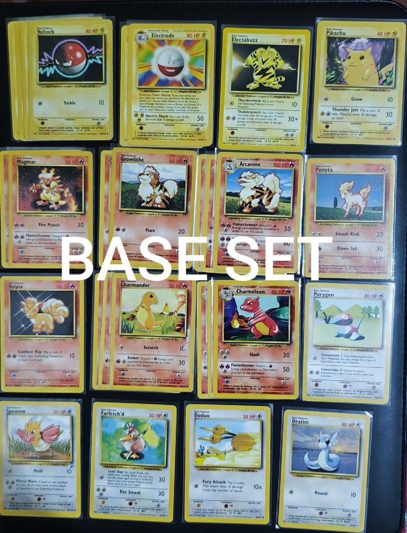 Pokemon Vintage Cards - Base Set (Category: Raw Singles) located in Las Pinas. Submitted by jeboyee (Listing ID 1437008316, Image 3). Description: Vintage Cards from Base Set.