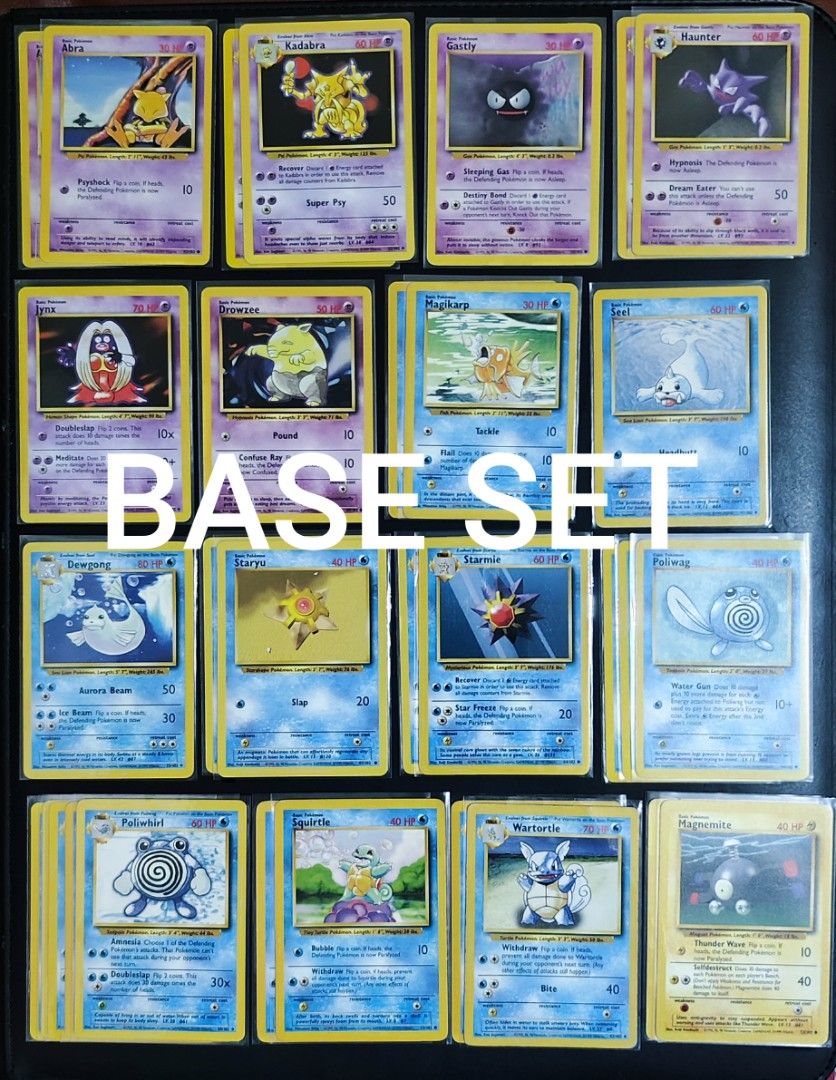 Pokemon Vintage Cards - Base Set (Category: Raw Singles) located in Las Pinas. Submitted by jeboyee (Listing ID 1437008316, Image 2). Description: Vintage Cards from Base Set.