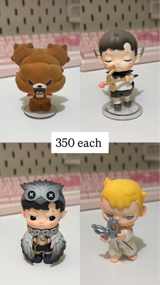 Popmart : Dimoo (Category: Designer & Blind Box Toys) located in Cebu City. Submitted by stobewii (Listing ID 1459197435, Image 1). Description: WTS UFS LFB Popmart: Dimoo (some with card / some with box) rfs: decluttering loc: cebu.