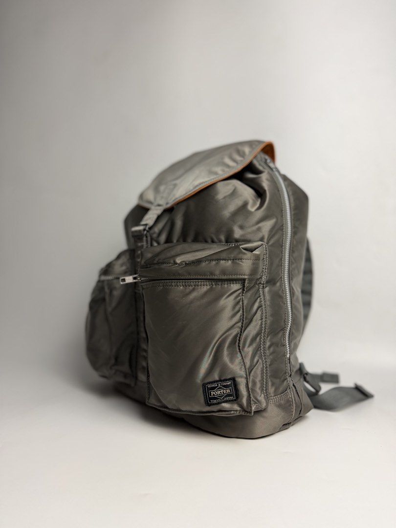 Porter-Yoshida & Co. Tanker Flap-Pocket Backpack (Category: Backpacks) located in Manila. Submitted by streetsavvy (Listing ID 1459180877, Image 2). Description: Porter-Yoshida & Co. Tanker Flap-Pocket Backpack Width: 15” Height: 17” Depth: 5” Handle Drop: Measured in Inches Condition: Excellent condition with signs of use Flaw: no visible flaw Made in Japan.