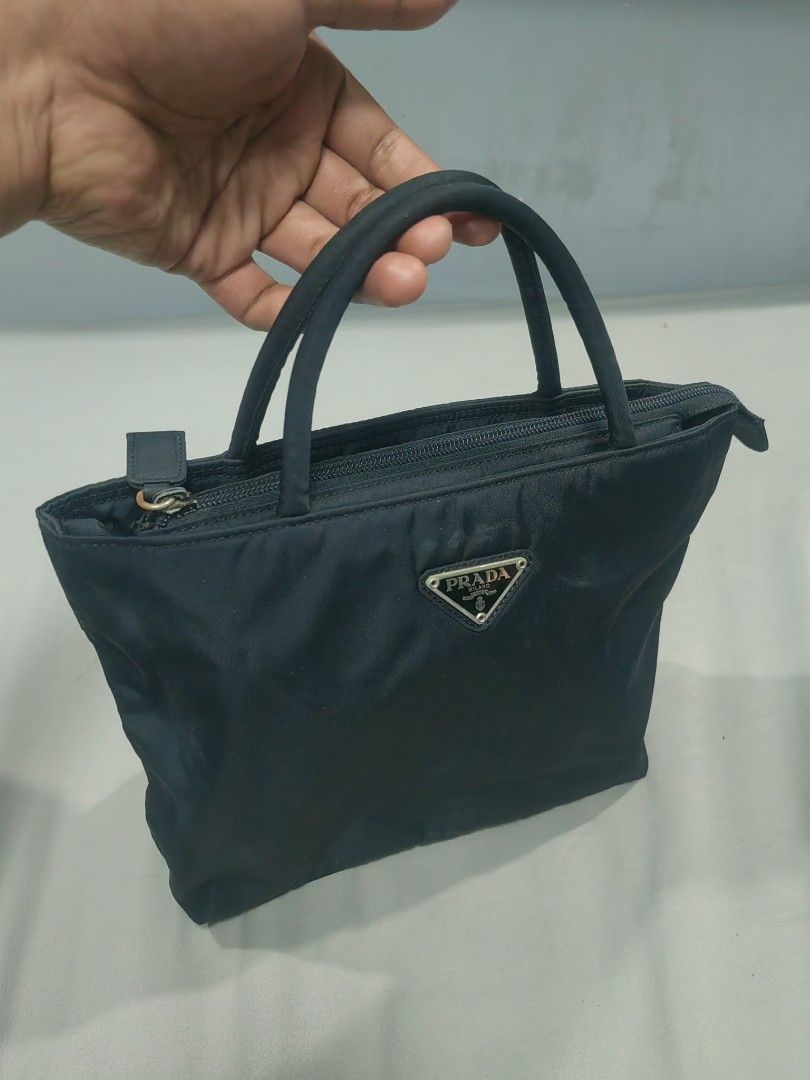 Prada nylon small tote bag (Category: Luxury Bags & Wallets) located in Santa Rosa. Submitted by _ba_mo_si_ (Listing ID 1459221263, Image 2). Description: Bag only Plus sf.