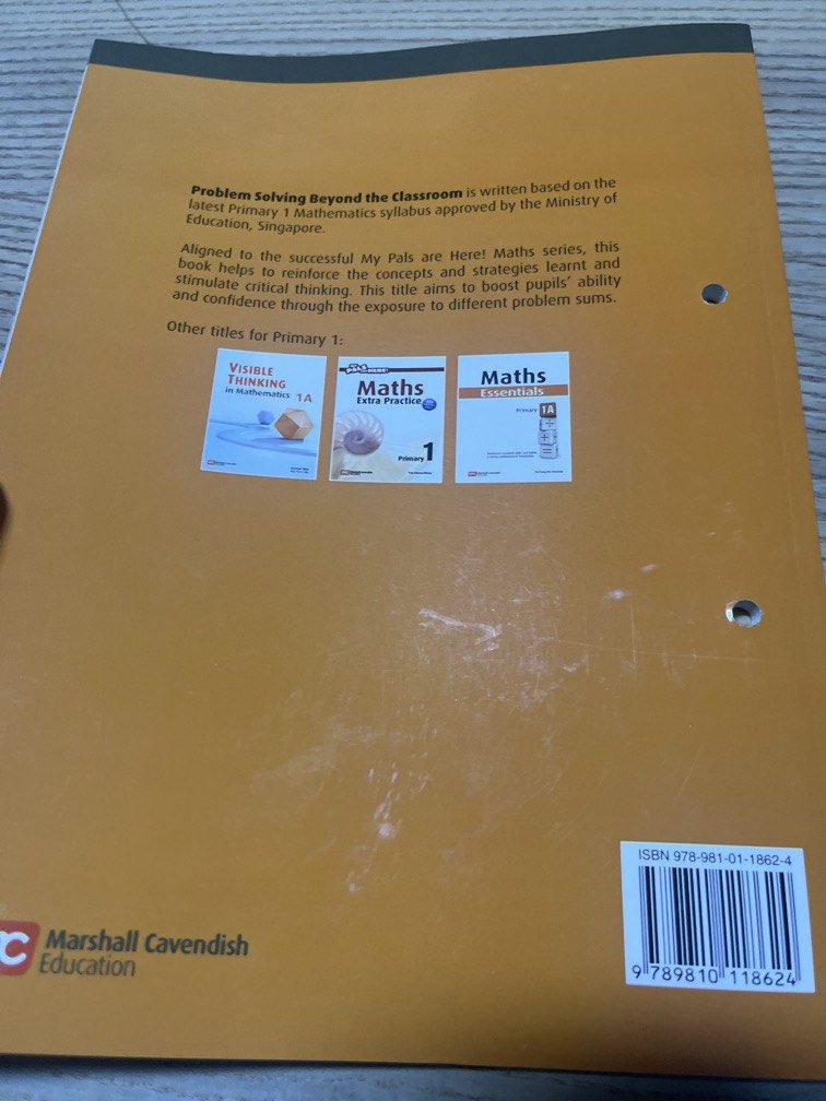 Pri 1 Math problem solving (Category: Assessment Books) located in Singapore. Submitted by pixiebunnies (Listing ID 1459118424, Image 3). Description: Clean pages no done .