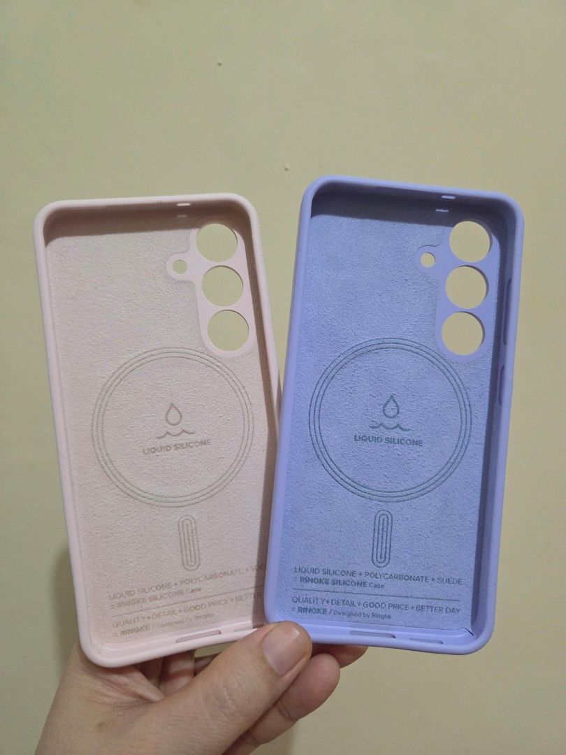 Ringke s25 case bundle (Category: Cases & Sleeves) located in Naguilian. Submitted by impulsive.buyer02 (Listing ID 1459122197, Image 2). Description: s25 case supports wireless charging.