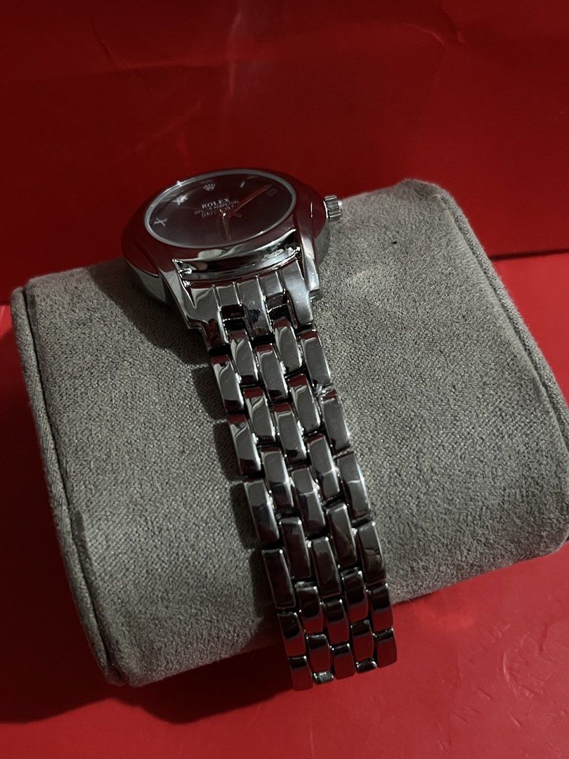 Rolex Oyster Perpetual Datejust Watch (Category: Luxury Watches) located in Manila. Submitted by annesabiniano (Listing ID 1459136192, Image 3). Description: - Rolex Oyster Perpetual Datejust - Classic black dial with Roman numerals - Durable stainless steel band and casing - Excellent running condition - A timeless addition to any watch collection.