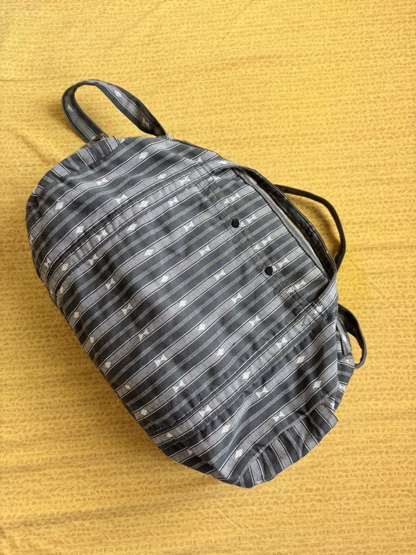 Round Bag Sagada Weaving 1968 (Category: Cross-body Bags) located in Quezon City. Submitted by cl3mentine (Listing ID 1459187630, Image 3). Description: SAGADA WEAVING 1968 ROUND BAG Color: Gray Size: Regular 17” width x 11” diameter Still in good shape and color. With a few minor stains from storage but can be easily washed off. Handmade/handwoven bag featuring the traditional Sagada weaving. Bought it for 1900php RFS: Decluttering.