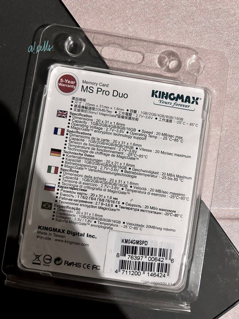 SanDisk Memory Stick PRO Duo 4GB (SD Card) - read description (Category: Memory & SD Cards) located in Manila. Submitted by gloomisvcartz (Listing ID 1459216834, Image 2). Description: SanDisk Memory Stick PRO Duo 4GB (SD Card) 🤍 this is one of the sd cards that came with a digicam i purchased (from 🇯🇵), but i was told by the seller to use the other sd card since mas ginagamit siya sa digicam na yun, which is why i’m selling this one nalang. i