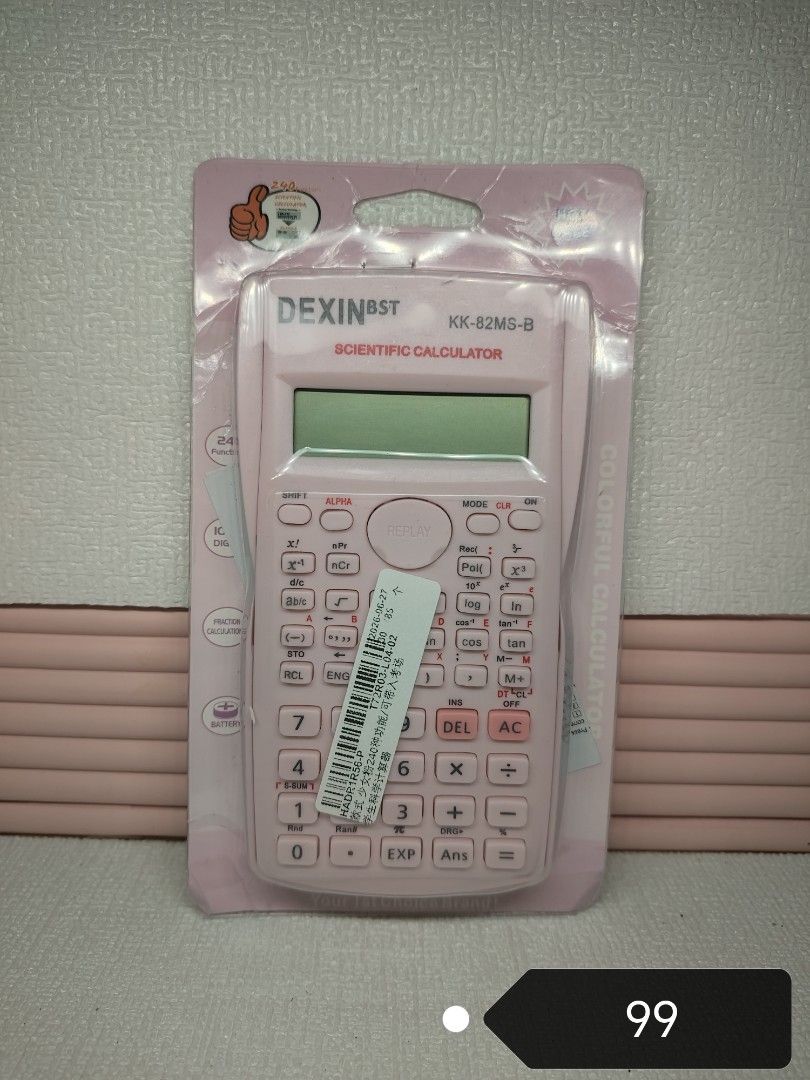 Scientific Calculator Pinlk (Category: Office & Business Technology) located in Marikina City. Submitted by sedyrah (Listing ID 1459179712, Image 2). Description: - Pink Ygano DS-2207MS Scientific Calculators (2 available) - 240 Functions - Includes Square Root and Percentage Calculations - Ideal for Students - Price: P100 each - Also available: Dexin BST KK-82MS-B Scientific Calculator for P99.