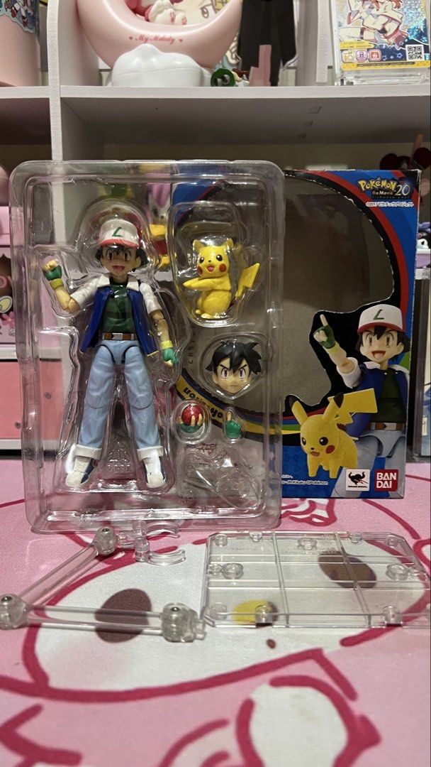 SHFiguarts Ash Ketchum & Team Rocket (SET) (Category: Figurines & Statues) located in Paranaque City. Submitted by robinluvr (Listing ID 1459222159, Image 3). Description: [REPRICED] LFB/WTS Pokémon SHFiguarts Ash Ketchum and Team Rocket for ₱23,000. NEGOTIABLE FOR IMMEDIATE BUYER! Both box conditions are 5/10; not for box collectors. SHFiguarts Ash Ketchum - BIB & complete, was displayed in glass cabinet - Great joint conditions; no loose parts,