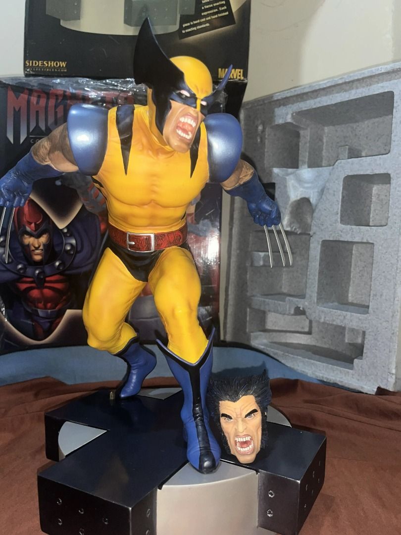 Sideshow Collectibles Marvel Wolverine Comiquette Statue (Category: Figurines & Statues) located in Caloocan City. Submitted by kakarot_wolf (Listing ID 1459165973, Image 2). Description: - Sideshow Collectibles Wolverine Comiquette Statue - Classic yellow and blue costume - Comes with two interchangeable head sculpts - Original box and packaging included (however it has slight damaged and wet) - Ideal for Marvel and X-Men collectors.