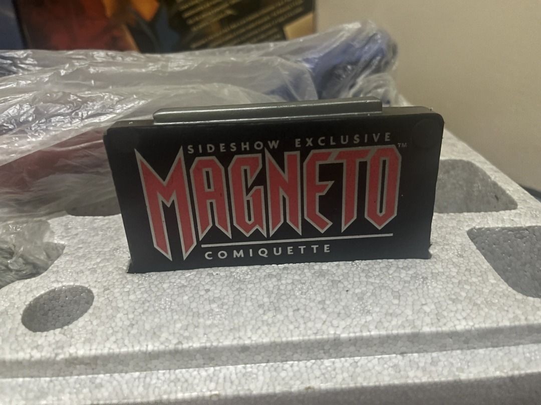 Sideshow Exclusive Magneto Comiquette Statue (Category: Figurines & Statues) located in Caloocan City. Submitted by kakarot_wolf (Listing ID 1459166531, Image 1). Description: - Magneto Comiquette statue by Sideshow Collectibles - Based on the iconic X-Men character - Features highly detailed sculpt and paintwork - Comes with its original display base - Original box included (Slightly damaged) - A must-have for any Marvel fan and collector.