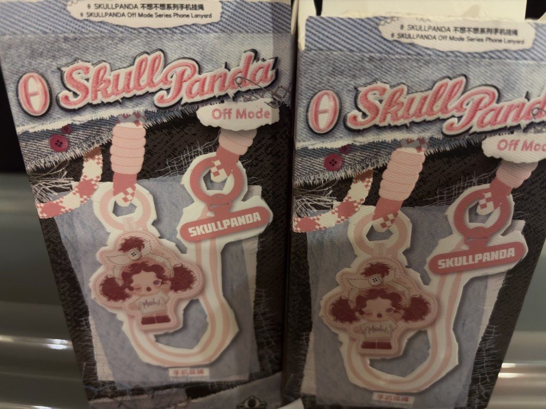 Skull Panda Off Mode Phone Lanyard Keychain (Category: Other Mobile & Gadget Accessories) located in Manila. Submitted by hangyuudon (Listing ID 1459184115, Image 1). Description: Brand new! - sealed foil Stay chill & hit snooze! .