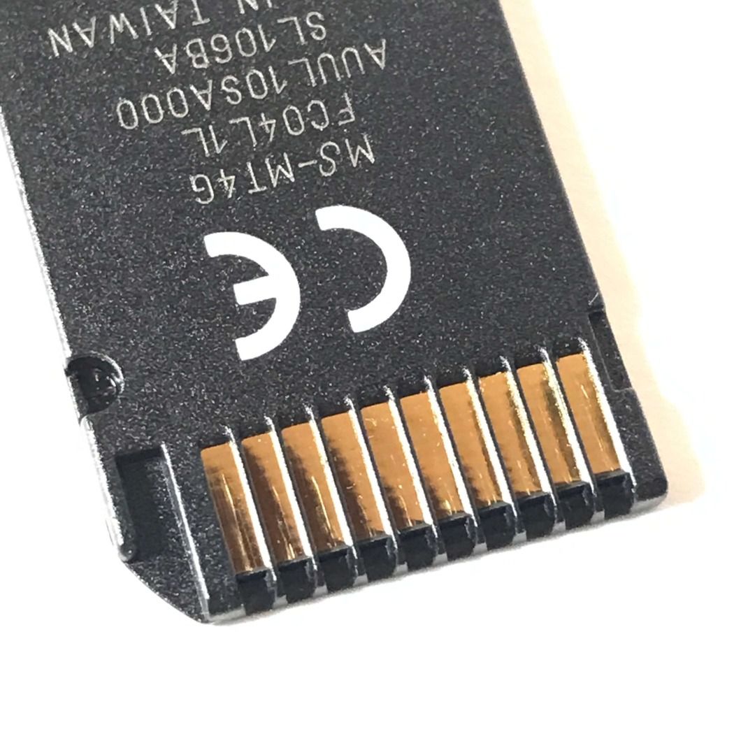 Sony 4GB MagicGate Memory Stick Pro Duo (MS-MT4G) (Category: PlayStation) located in Caloocan City. Submitted by Jorumack_Shop (Listing ID 1459193902, Image 3). Description: Original Sony 4GB MagicGate Memory Stick Pro Duo (MS-MT4G) 100% Original from Japan Tested working (pic 4) Good condition Second hand, (expect some scratches and slight discoloration due to usage) Supported = Original (pic 4) Fix Price, Crossposted Payment: • Cash (meetup)/Ba