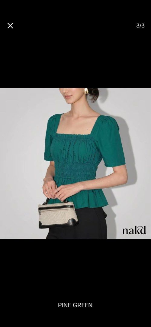 Square neck ruffled top (Category: Blouses) located in Manila. Submitted by nicsubi (Listing ID 1459243072, Image 3). Description: .