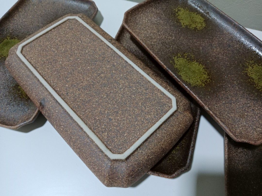 Stoneware Sushi Plates (Category: Dinnerware & Cutlery) located in Polangui. Submitted by cornerbags_shoes (Listing ID 1459113136, Image 2). Description: from Japan 5pcs for 250.