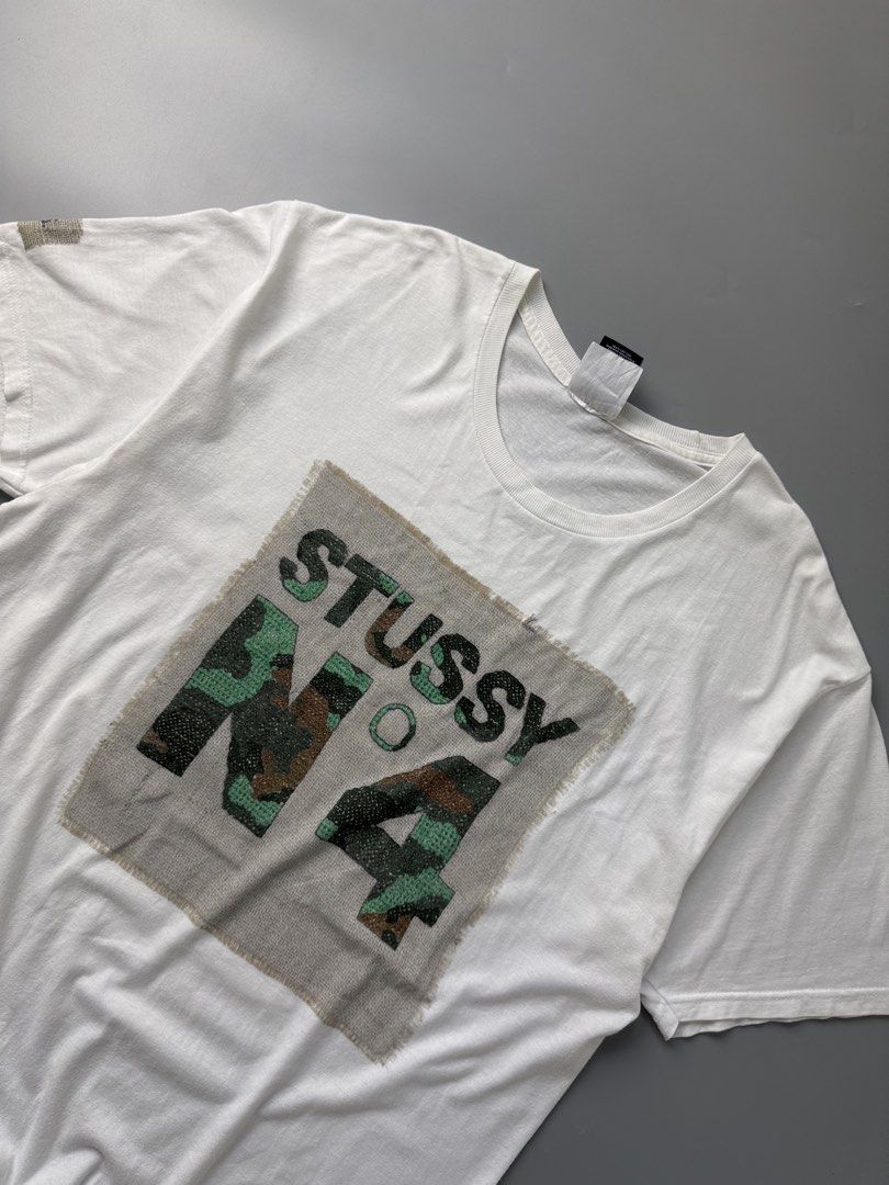 Stussy n4 (Category: Tshirts & Polo Shirts ) located in Pila. Submitted by villanueva80826 (Listing ID 1459249946, Image 2). Description: Stussy n4 Size:large •Width:22 •Length:32.5 •Condition: 9/10 •Color rate:9/10 Mine:880 +Shipping fee Issue:none .