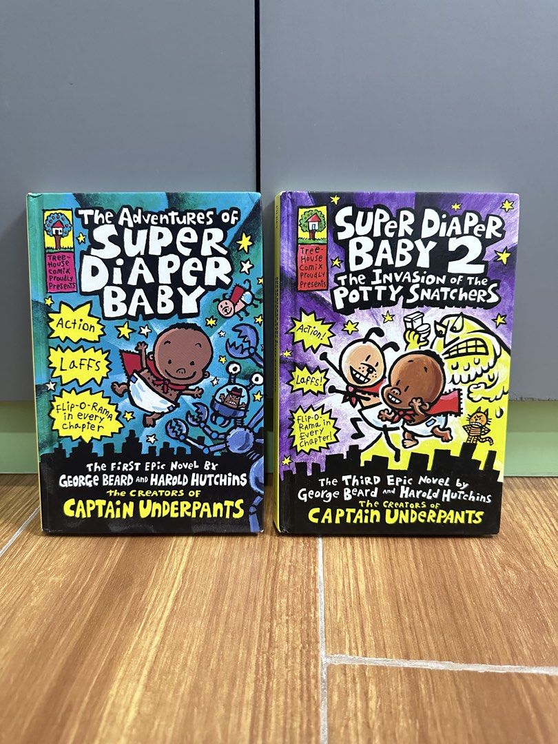 Super Diaper Baby (Category: Diapers & Baby Wipes) located in Balagtas. Submitted by momandkidstuffph (Listing ID 1459164136, Image 1). Description: Bundle The Adventures of Super Diaper baby Super Diaper Baby 2 The Invasion of the Potty Snatchers bought in US .