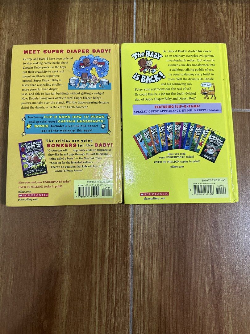 Super Diaper Baby (Category: Diapers & Baby Wipes) located in Balagtas. Submitted by momandkidstuffph (Listing ID 1459164136, Image 2). Description: Bundle The Adventures of Super Diaper baby Super Diaper Baby 2 The Invasion of the Potty Snatchers bought in US .