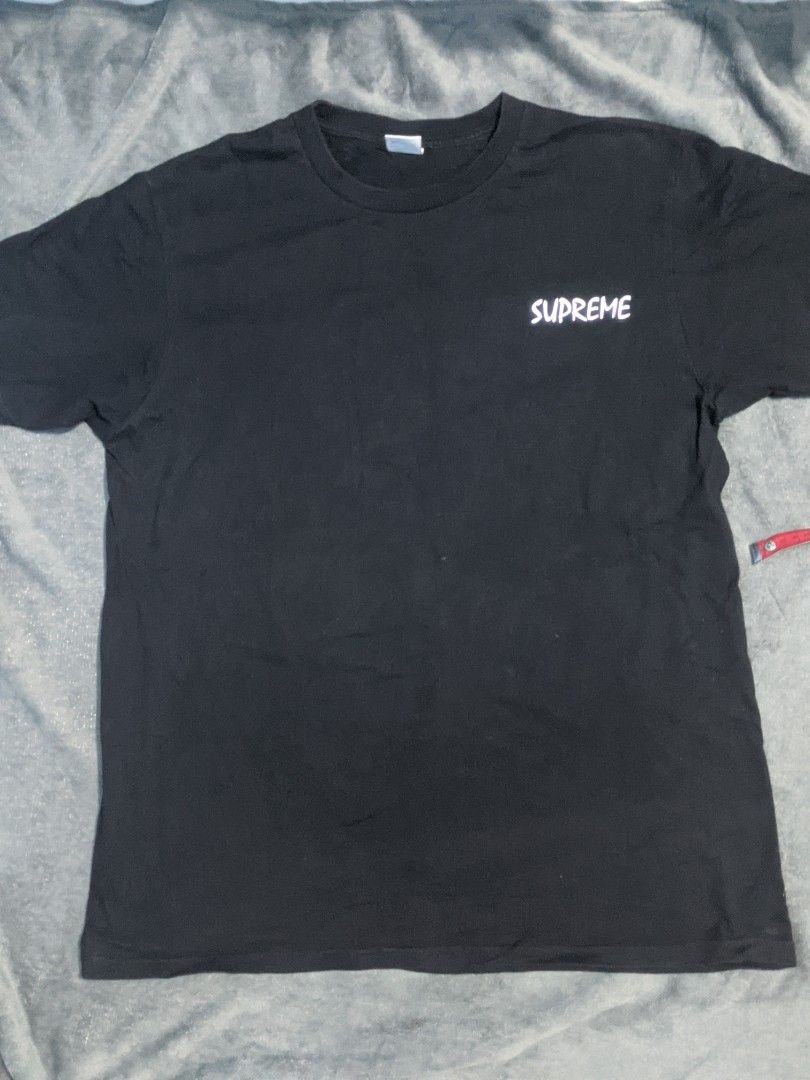 Supreme Joan of arc tee (Category: Tshirts & Polo Shirts ) located in San Ildefonso. Submitted by tripniberto (Listing ID 1459235991, Image 2). Description: Supreme Dimes:22/29.5 Issue: Need wash, see photos Color Rate: 9.2/10(or better) (lighting may affect the color on images) MOP: gcash MOD: j&t(+sf) NO RUSH SHIPPING!!! (3-5days Ship out!) please manage your expectations this is ukay items PM if interested 📩 Bulacan 📍.