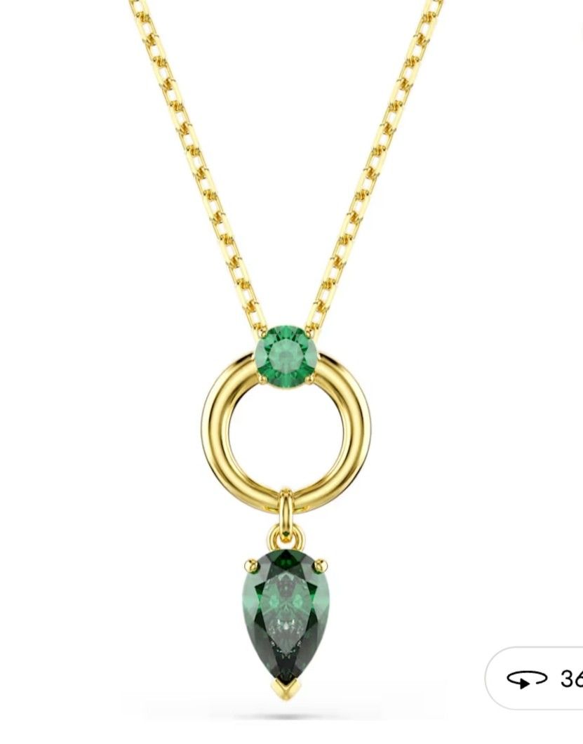Swarovski Mesmera Necklace (Category: Luxury Accessories) located in Mandaluyong City. Submitted by noel_30 (Listing ID 1459204780, Image 3). Description: With Aunthentication card Free cleaning at any swarovski branch just bring Aunthentication card Non-Tarnish W/ Box, Pink Paper Bag and Ribbon Article no.: 5732484 Collection: Mesmera Length (minimum - maximum): 14 7/8 - 17 3/4 inch Motif size: 7/8 x 3/8 inch Material: 18K gold finish, Crystals,