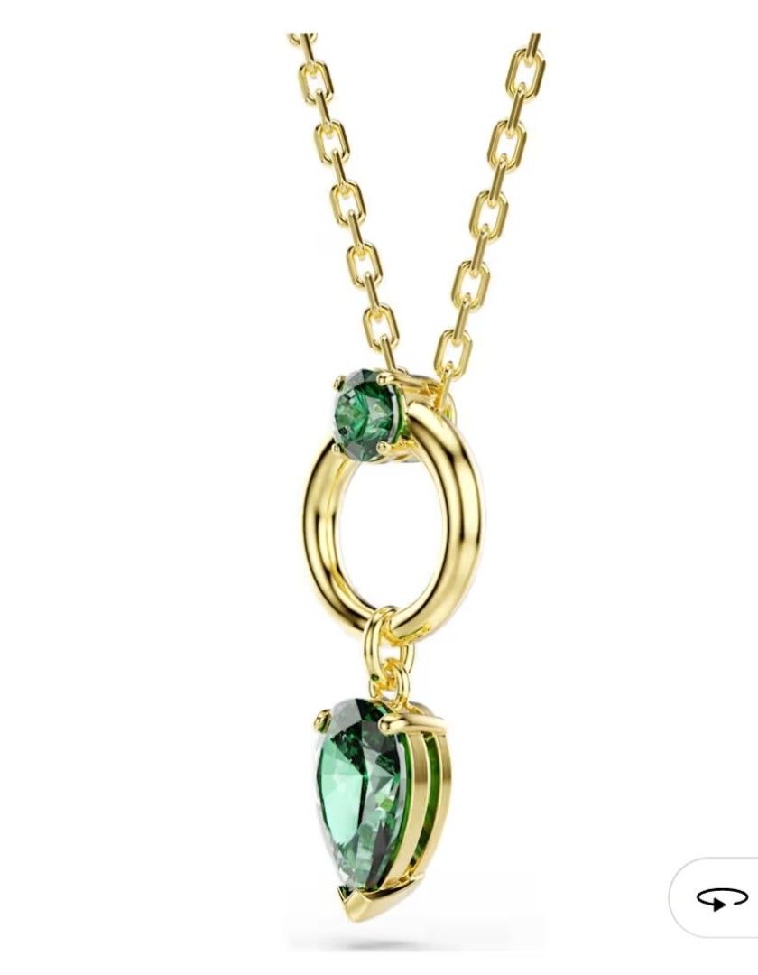 Swarovski Mesmera Necklace (Category: Luxury Accessories) located in Mandaluyong City. Submitted by noel_30 (Listing ID 1459204780, Image 2). Description: With Aunthentication card Free cleaning at any swarovski branch just bring Aunthentication card Non-Tarnish W/ Box, Pink Paper Bag and Ribbon Article no.: 5732484 Collection: Mesmera Length (minimum - maximum): 14 7/8 - 17 3/4 inch Motif size: 7/8 x 3/8 inch Material: 18K gold finish, Crystals,