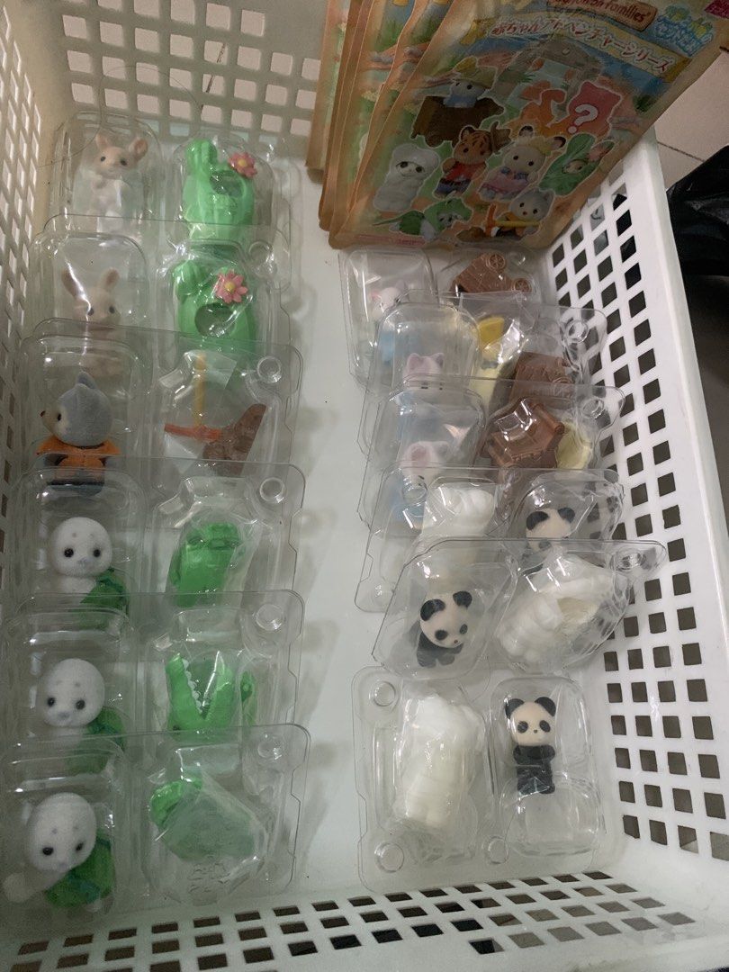 Sylvanian Families Adventure Baby Series (Category: Designer & Blind Box Toys) located in Manila. Submitted by chaypam71 (Listing ID 1434714345, Image 1). Description: Available / Opened/ New 349.75 each .